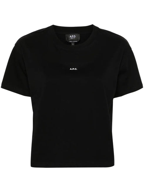 A.P.C. T-SHIRT MICRO LOGO
