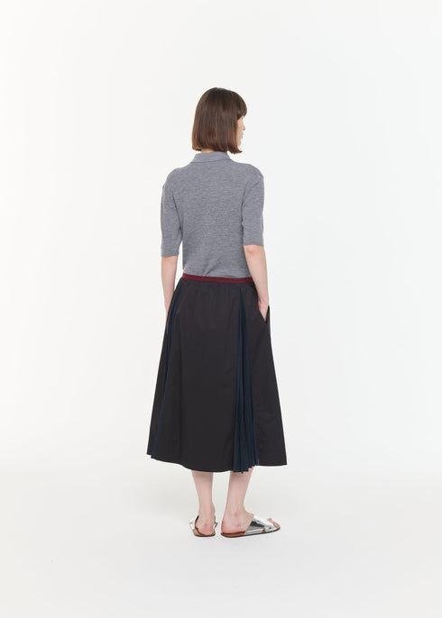 PLAN C PLEATED SKIRT
