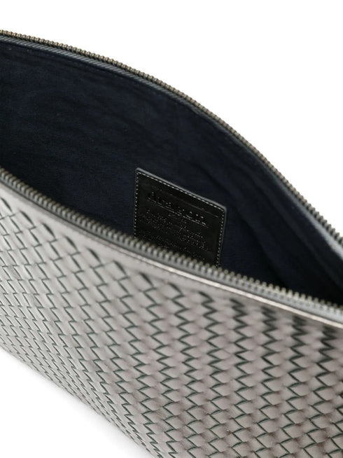 DRAGON DIFFUSION WOVEN CLUTCH BAG