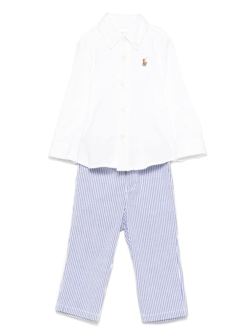 POLO RALPH LAUREN TROUSERS AND SHIRT SET