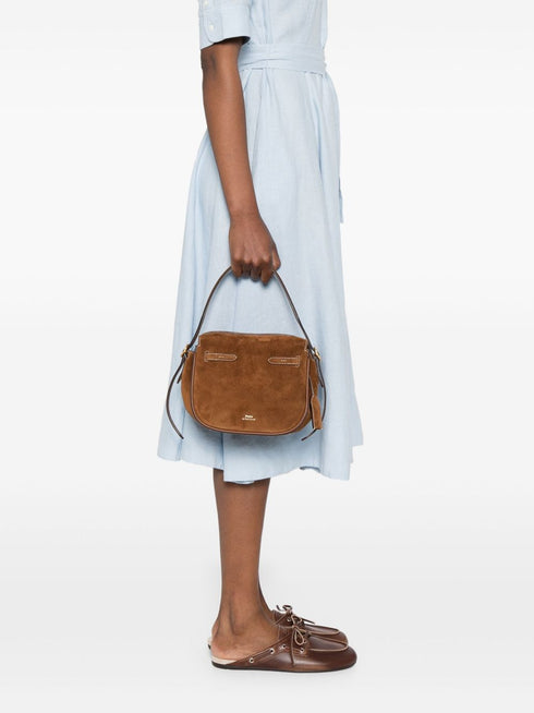 POLO RALPH LAUREN SUEDE MINI SATCHEL