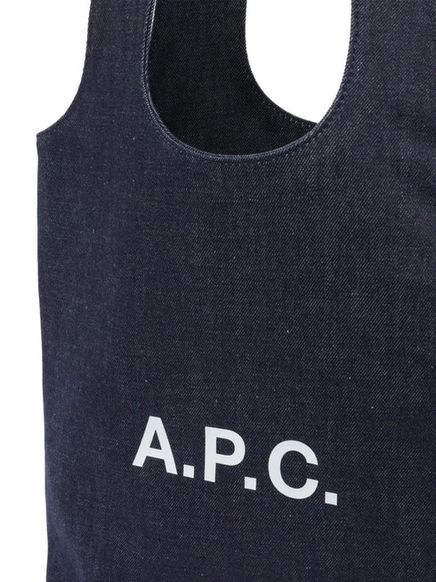 A.P.C. DENIM TOTE NINON SMALL