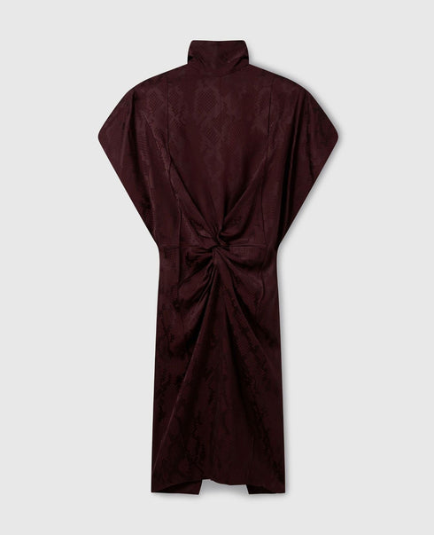 STELLA MC CARTNEY SNAKE PRINT MIDI DRESS