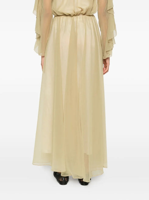 FORTE FORTE LONG SHIFFON SKIRT