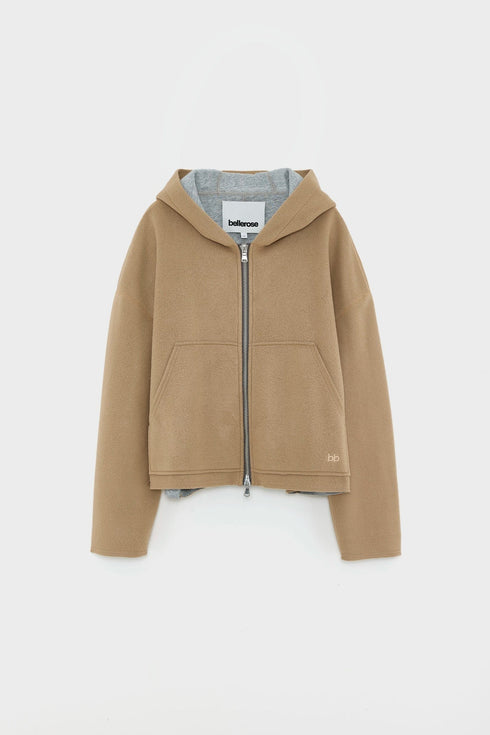 BELLEROSE FANNEL ZIP HOODIE