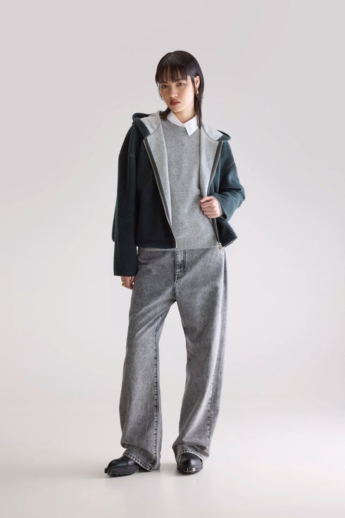 BELLEROSE FANNEL ZIP HOODIE