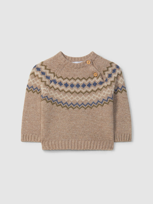 LARANJINHA JACQUARD JUMPER