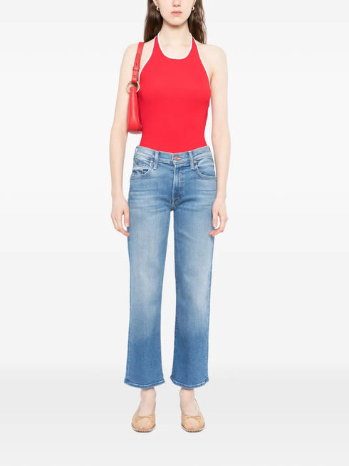 MOTHER THE MID RISE RAMBLER ZIP ANKLE