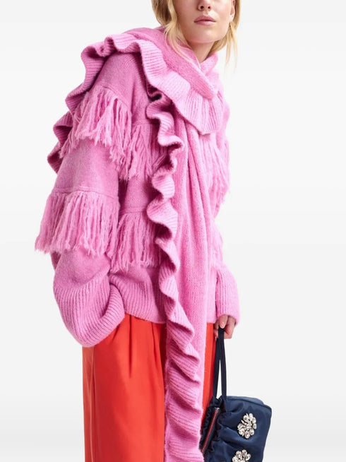 ESSENTIEL ANTWERP JAMBOREE RUFFLED SCARF