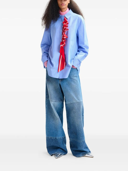 ESSENTIEL ANTWERP JUF RIBBON DETAIL SHIRT