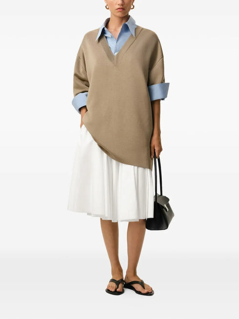 AMI PARIS MIDI COROLLA SKIRT