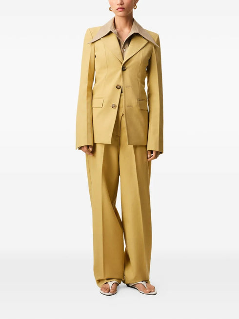 AMI PARIS SINGLE BREASTED FITTED JACKET