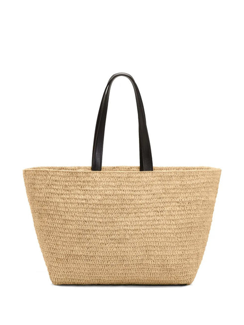 AMI PARIS ADC RAFFIA TOTE