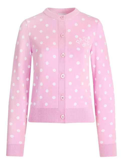 PATOU POLKA DOT CARDIGAN