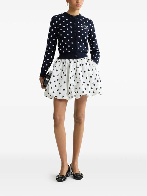 PATOU POLKA DOT CARDIGAN