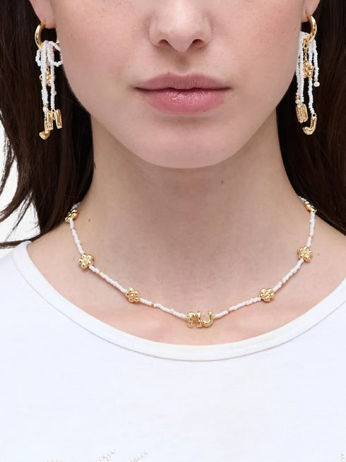 MARC JACOBS MJ BALLOON BEADED NECKLACE