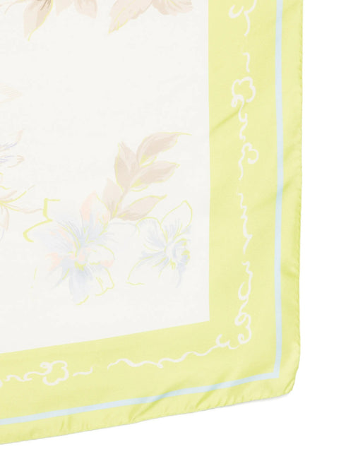 FORTE FORTE PEONIA PRINTED SCARF