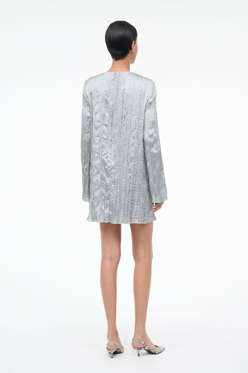 STAUD KONA PLISSE DRESS