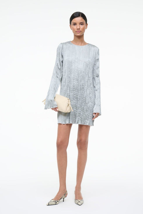 STAUD KONA PLISSE DRESS