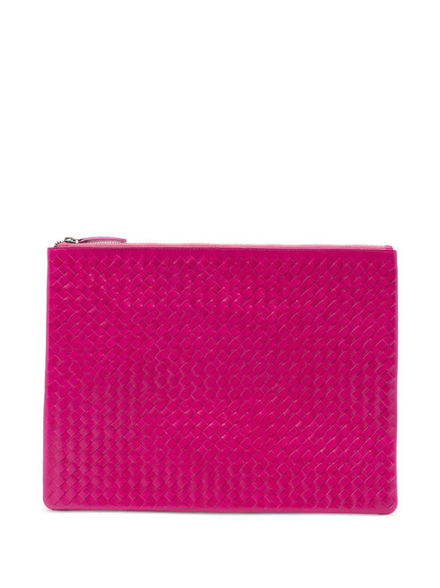 DRAGON DIFFUSION WOVEN CLUTCH BAG