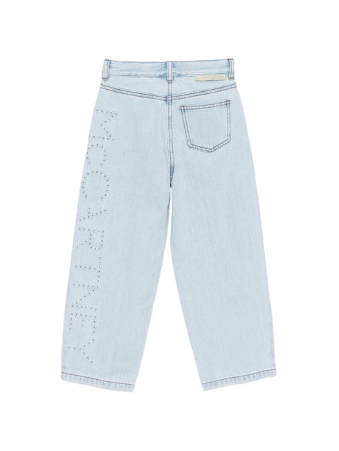 STELLA MC CARTNEY EMBROIDERED JEANS
