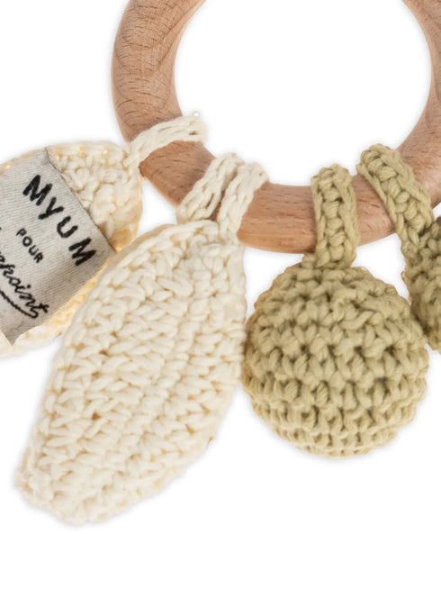 BONPOINT CROCHET CHERRY RATTLE