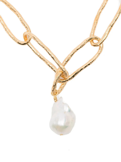FORTE FORTE CHAIN PEARL NECKLACE