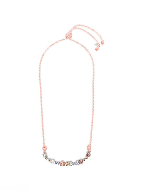 FORTE FORTE BRAIDED CRYSTALS NECKLACE