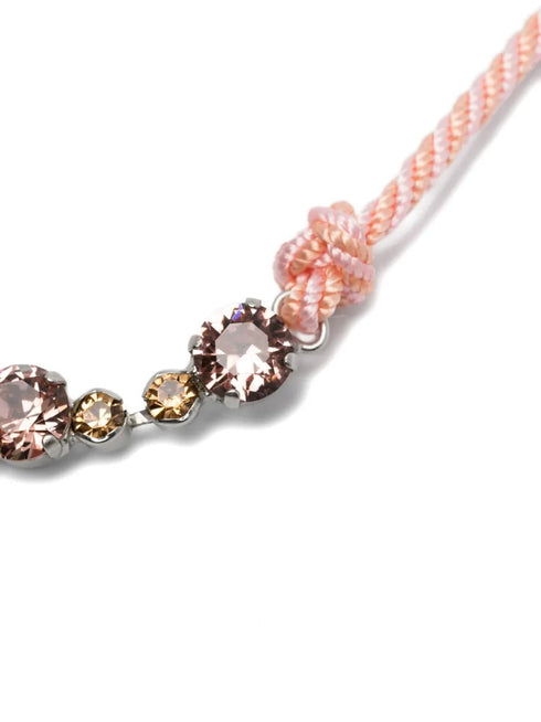 FORTE FORTE BRAIDED CRYSTALS NECKLACE