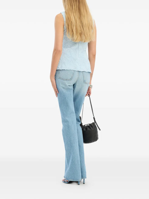 ROTATE MESH SLEEVELESS TOP