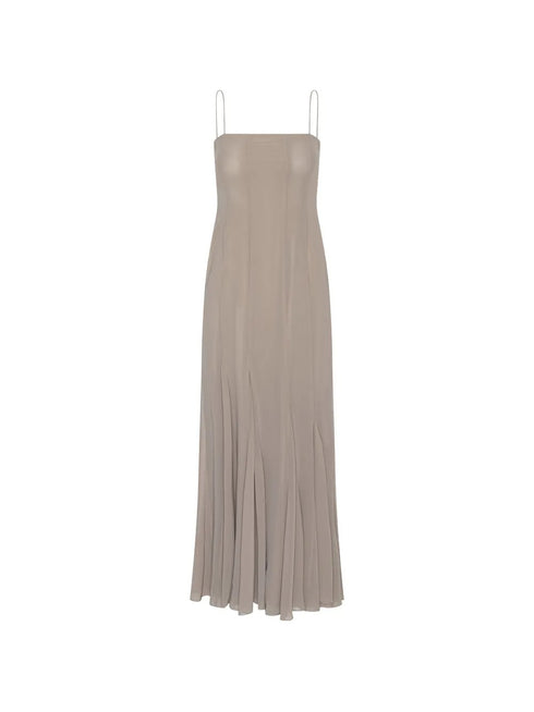 ROTATE CHIFFON MAXI STRAP DRESS