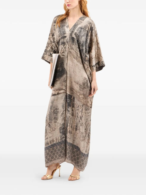 PIERRE LOUIS MASCIA PRINT KAFTAN
