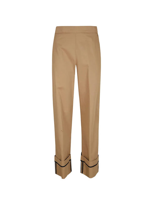HERNO CUFFED HEM TROUSERS