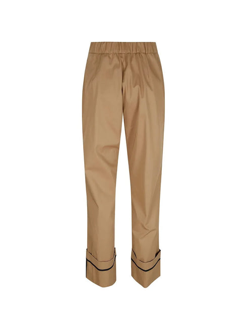 HERNO CUFFED HEM TROUSERS