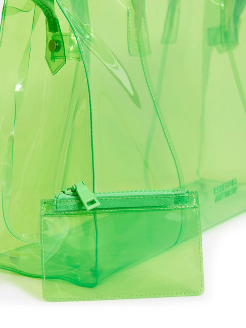 ESSENTIEL ANTWERP JANO TRANSPARENT SHOPPER BAG