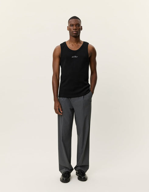 LES DEUX ARTHUR LOGO RIB TANKTOP