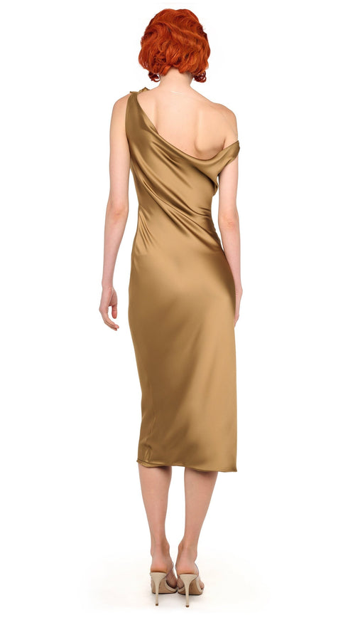 NORMA KAMALI DROP SHOULDER MARIA DRESS