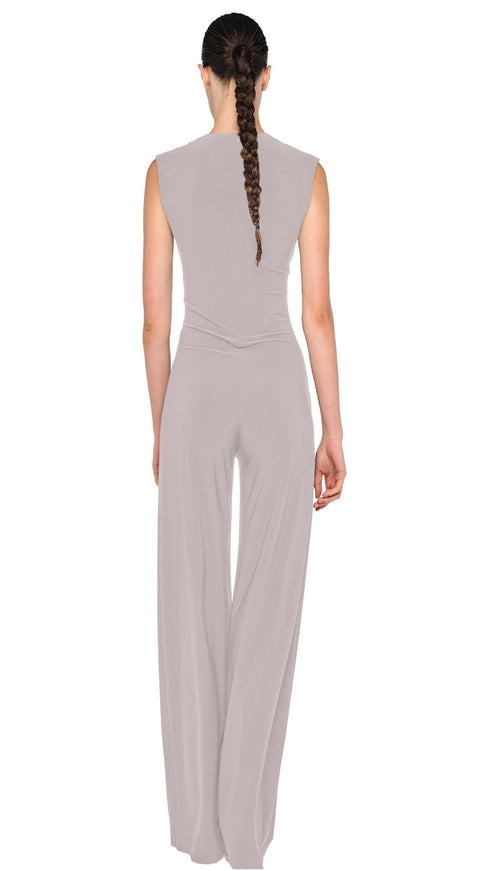 NORMA KAMALI SLEEVELES JUMPSUIT