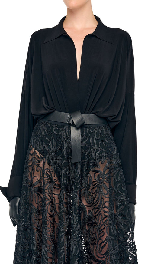 NORMA KAMALI MID BELT