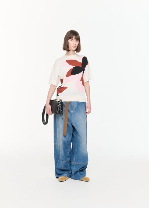 PLAN C FLOWER SWEATER