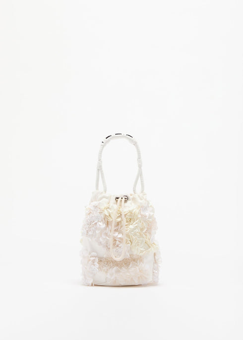 PLAN C SEQUINS BUCKET BAG