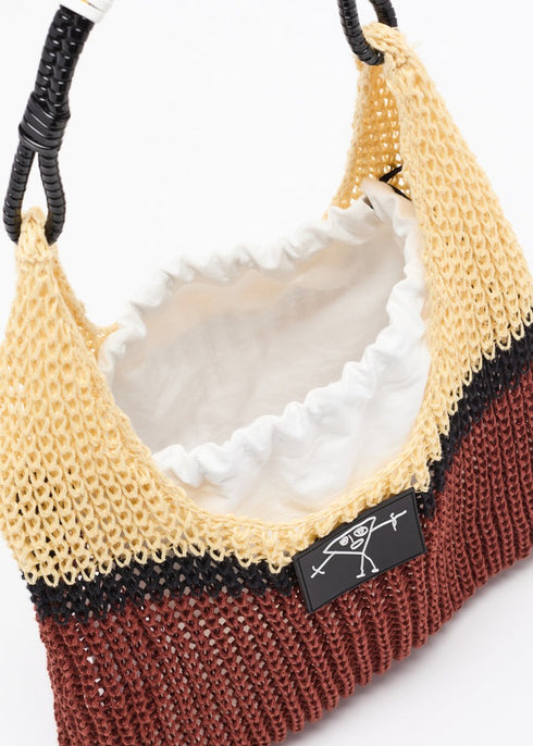 PLAN C MESH SHOPPER BAG