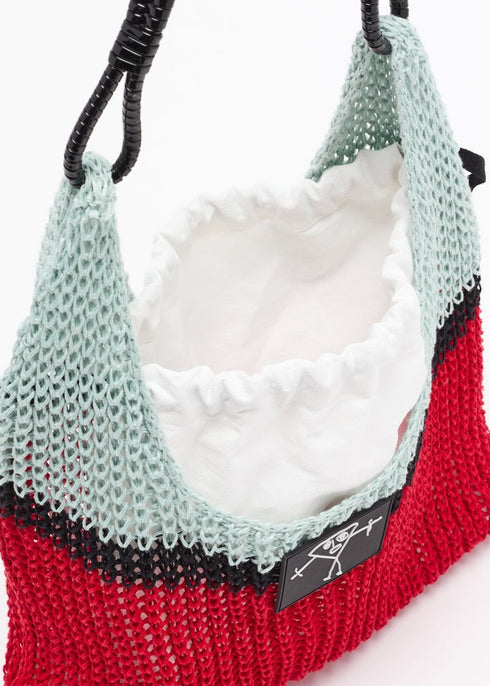 PLAN C MESH SHOPPER BAG