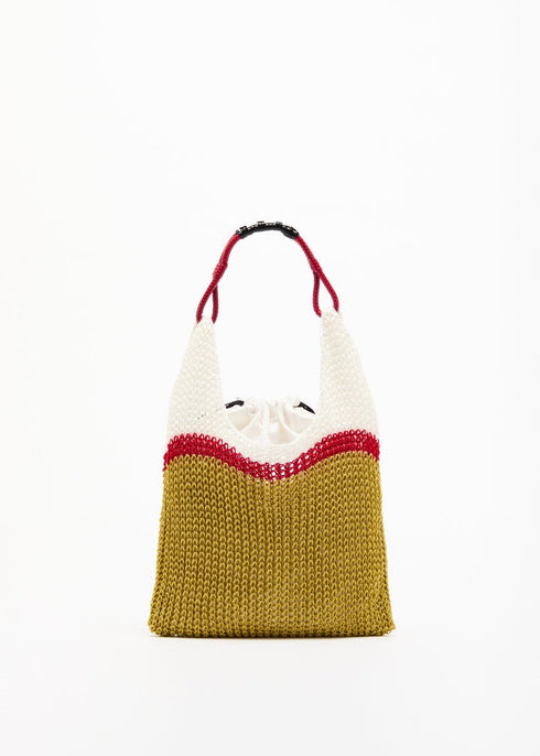 PLAN C MESH SHOPPER BAG