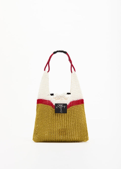 PLAN C MESH SHOPPER BAG