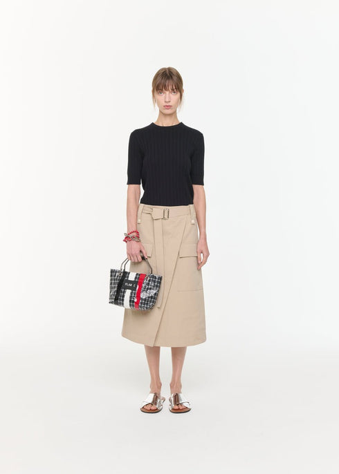 PLAN C TECHNICAL SKIRT