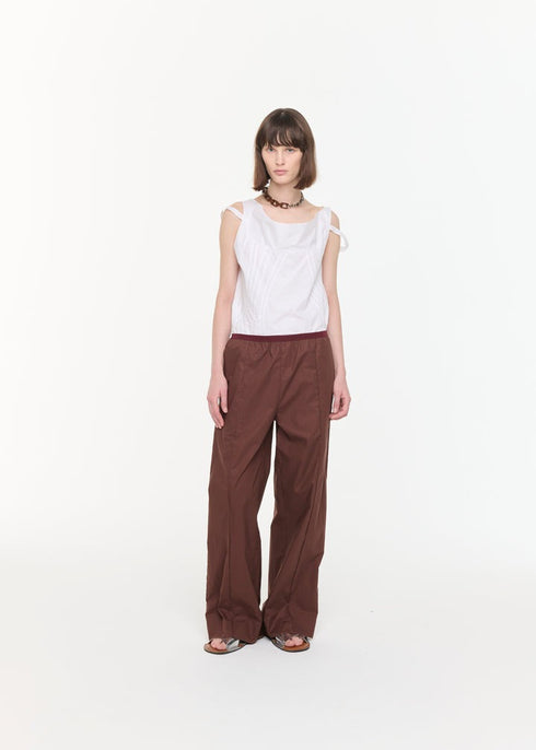 PLAN C WIDE LEG TROUSERS