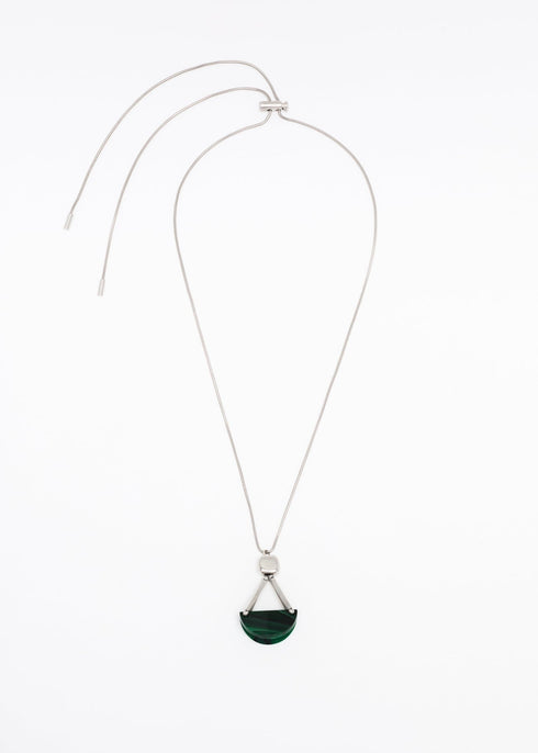 PLAN C MALACHITE PEND COULIS NECKLACE