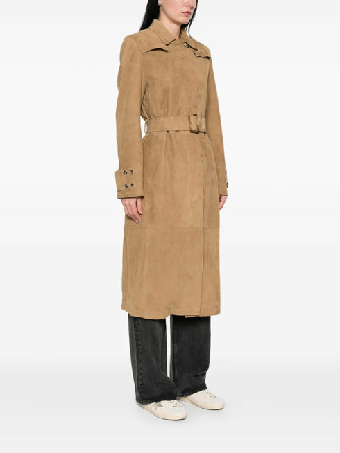 GOLDEN GOOSE SUEDE COAT