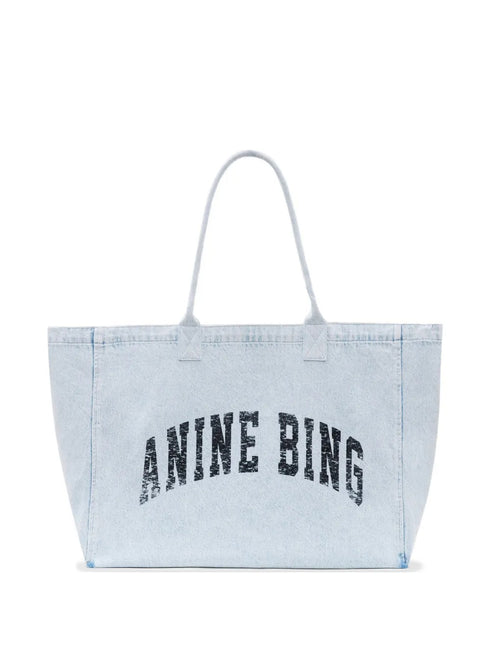 ANINE BING LEO DENIM TOTE
